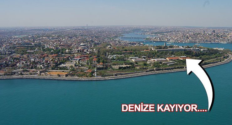 Topkapı Sarayı Marmara Denizi’ne doğru hareketlendi