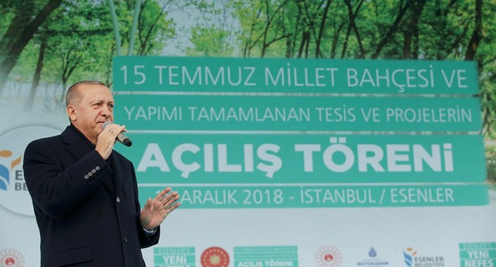 Esenler 15 Temmuz Millet Bahçesi açıldı