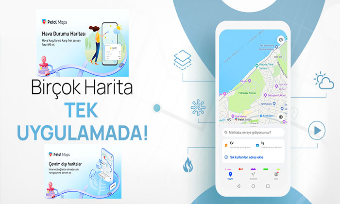 Huawei, birçok farklı haritayı tek uygulamada topladı