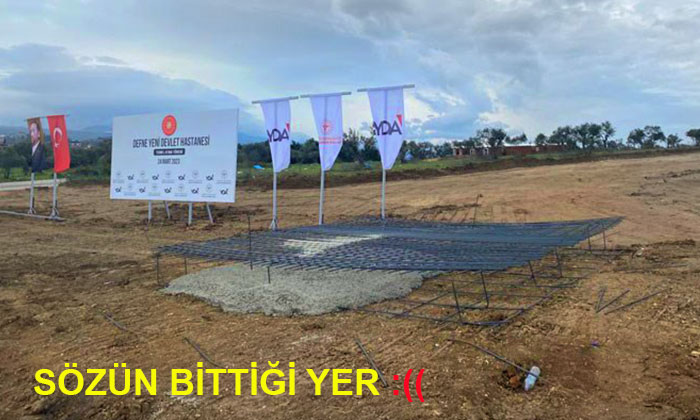 Erdoğan’ı kandırmışlar… Attığı hastane temelinin kendisi yok!