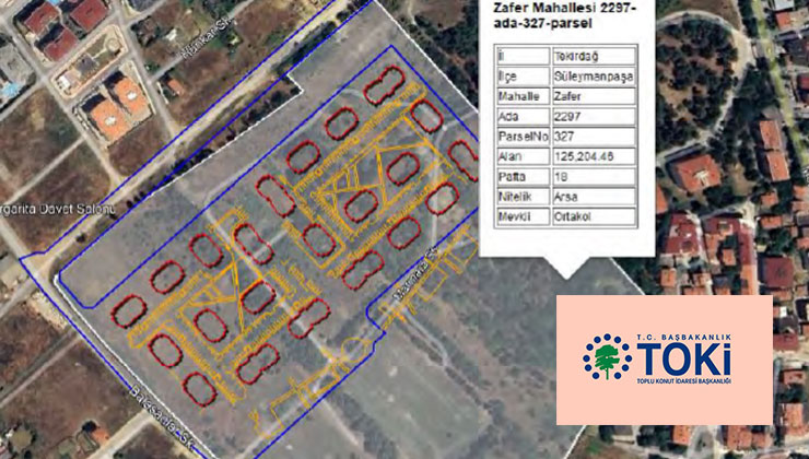 TOKİ, Tekirdağ Süleymanpaşa’ya 524 konut yapacak