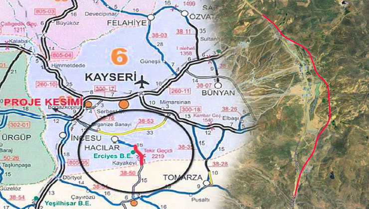 Kayseri’ye 8 km.lik çevre yolu yapılıyor